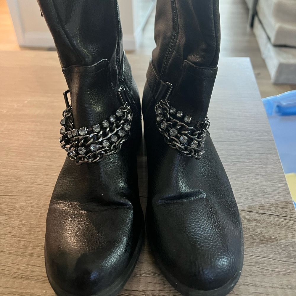 Black booties
